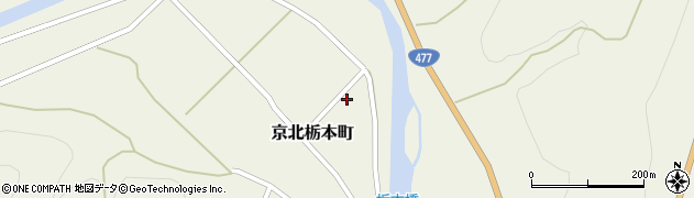 京都府京都市右京区京北栃本町（南）周辺の地図