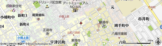 滋賀県近江八幡市出町32周辺の地図