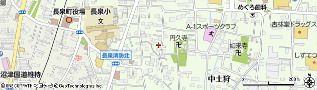 静岡県駿東郡長泉町中土狩704周辺の地図