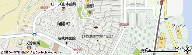滋賀県大津市美空町1-26周辺の地図