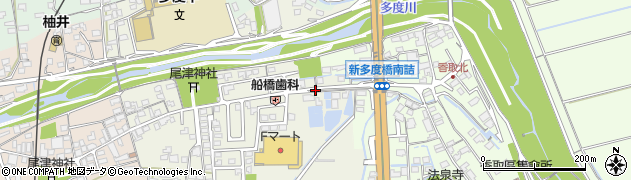戸津近鉄住宅前周辺の地図
