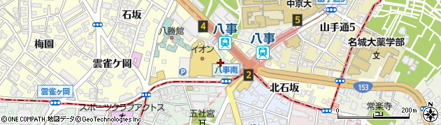 イオン八事店　Ｂ１Ｆカメラのキタムラ周辺の地図