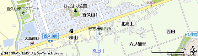 愛知県日進市岩崎町北高上1周辺の地図