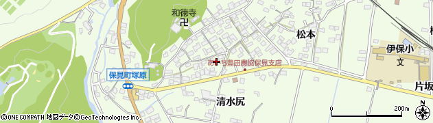 愛知県豊田市保見町（起間）周辺の地図