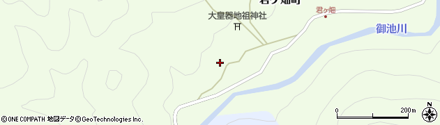 滋賀県東近江市君ケ畑町834周辺の地図