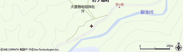 滋賀県東近江市君ケ畑町786周辺の地図