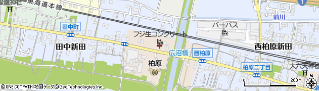 静岡県富士市沼田新田8周辺の地図