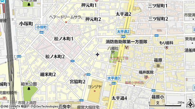 〒454-0842 愛知県名古屋市中川区宮脇町の地図