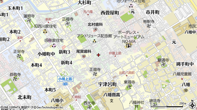 〒523-0866 滋賀県近江八幡市為心町上の地図