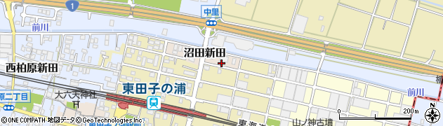 静岡県富士市沼田新田89周辺の地図