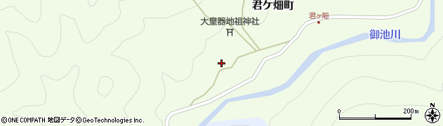 滋賀県東近江市君ケ畑町833周辺の地図