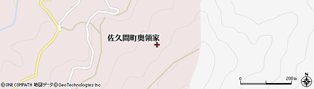 静岡県浜松市天竜区佐久間町奥領家周辺の地図