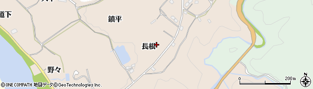 愛知県豊田市勘八町（長根）周辺の地図