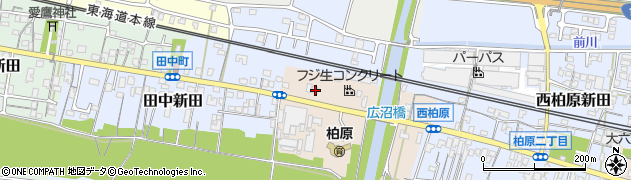 静岡県富士市沼田新田5周辺の地図