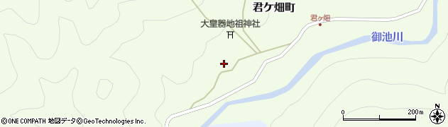 滋賀県東近江市君ケ畑町832周辺の地図