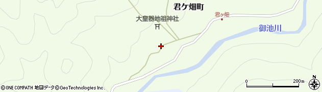 滋賀県東近江市君ケ畑町825周辺の地図