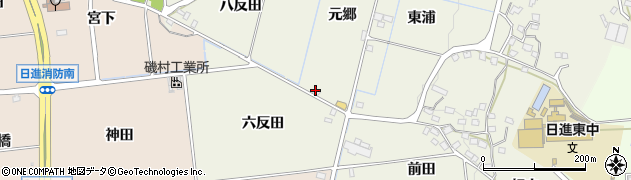 愛知県日進市藤島町元郷51周辺の地図