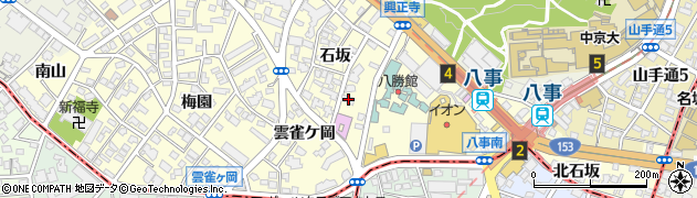愛知県名古屋市昭和区広路町石坂12周辺の地図
