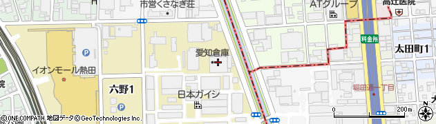 愛知倉庫株式会社周辺の地図