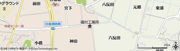 愛知県日進市本郷町（神田）周辺の地図