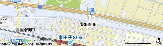 静岡県富士市沼田新田80周辺の地図
