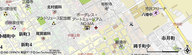 滋賀県近江八幡市博労町上周辺の地図