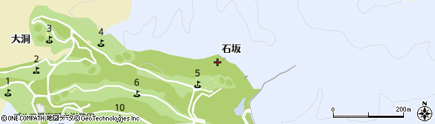 愛知県豊田市野口町石坂周辺の地図