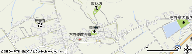 滋賀県近江八幡市安土町石寺周辺の地図