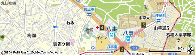 愛知県名古屋市昭和区広路町石坂4周辺の地図