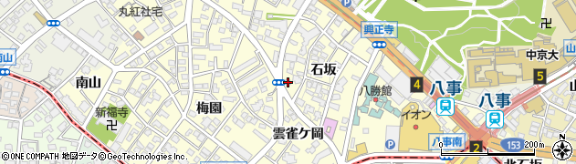 愛知県名古屋市昭和区広路町石坂27周辺の地図