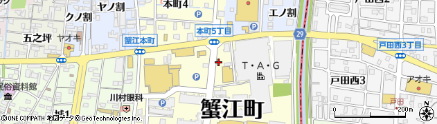 うま屋 蟹江店周辺の地図