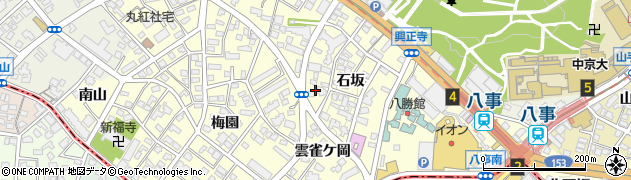 愛知県名古屋市昭和区広路町（石坂）周辺の地図