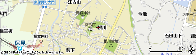 愛知県豊田市東保見町周辺の地図