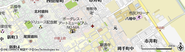 滋賀県近江八幡市慈恩寺町上周辺の地図