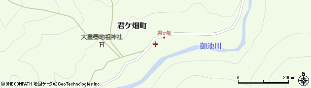 滋賀県東近江市君ケ畑町748周辺の地図