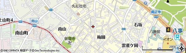 愛知県名古屋市昭和区広路町松風園周辺の地図