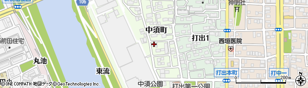 愛知県名古屋市中川区中須町217周辺の地図