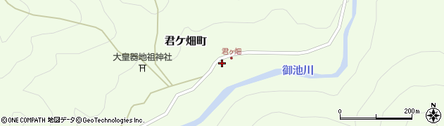 滋賀県東近江市君ケ畑町739周辺の地図