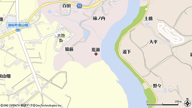 〒470-0308 愛知県豊田市枝下町の地図