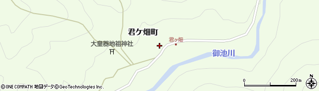 滋賀県東近江市君ケ畑町718周辺の地図