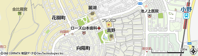 滋賀県大津市向陽町7周辺の地図