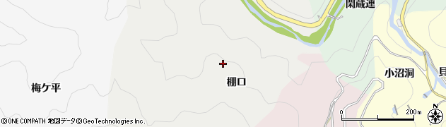 愛知県豊田市竜岡町（棚口）周辺の地図