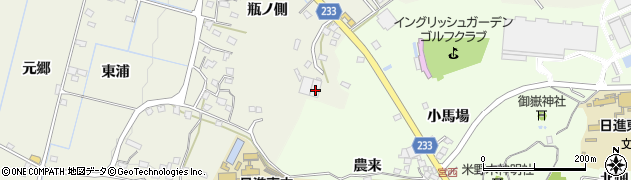 愛知県日進市藤島町（長塚）周辺の地図
