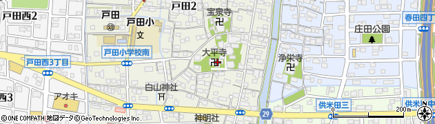 太平寺周辺の地図