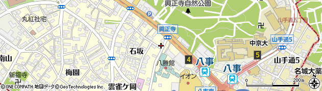 愛知県名古屋市昭和区広路町石坂16周辺の地図