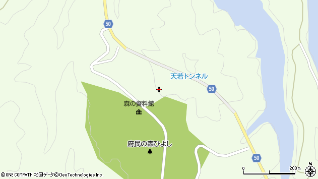 〒629-0334 京都府南丹市日吉町天若の地図