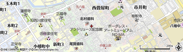 滋賀県近江八幡市仲屋町中周辺の地図