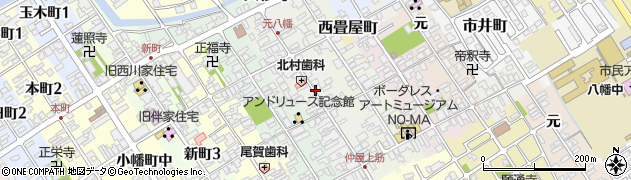 滋賀県近江八幡市仲屋町（中）周辺の地図