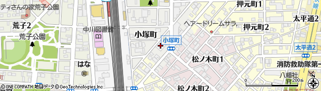 ウエルシア名古屋小塚店周辺の地図