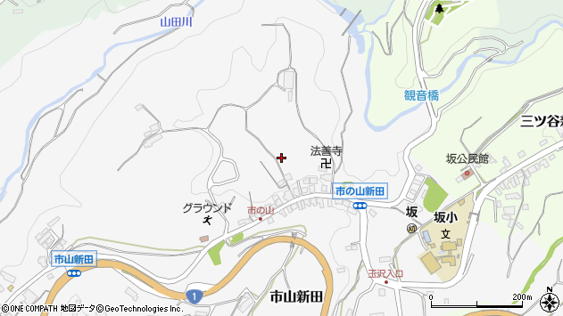 〒411-0015 静岡県三島市市山新田の地図